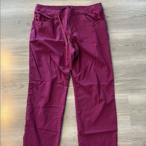 Wine/maroon Grey’s Anatomy Scrub Pants